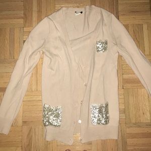 Jcrew pale pink cardigan